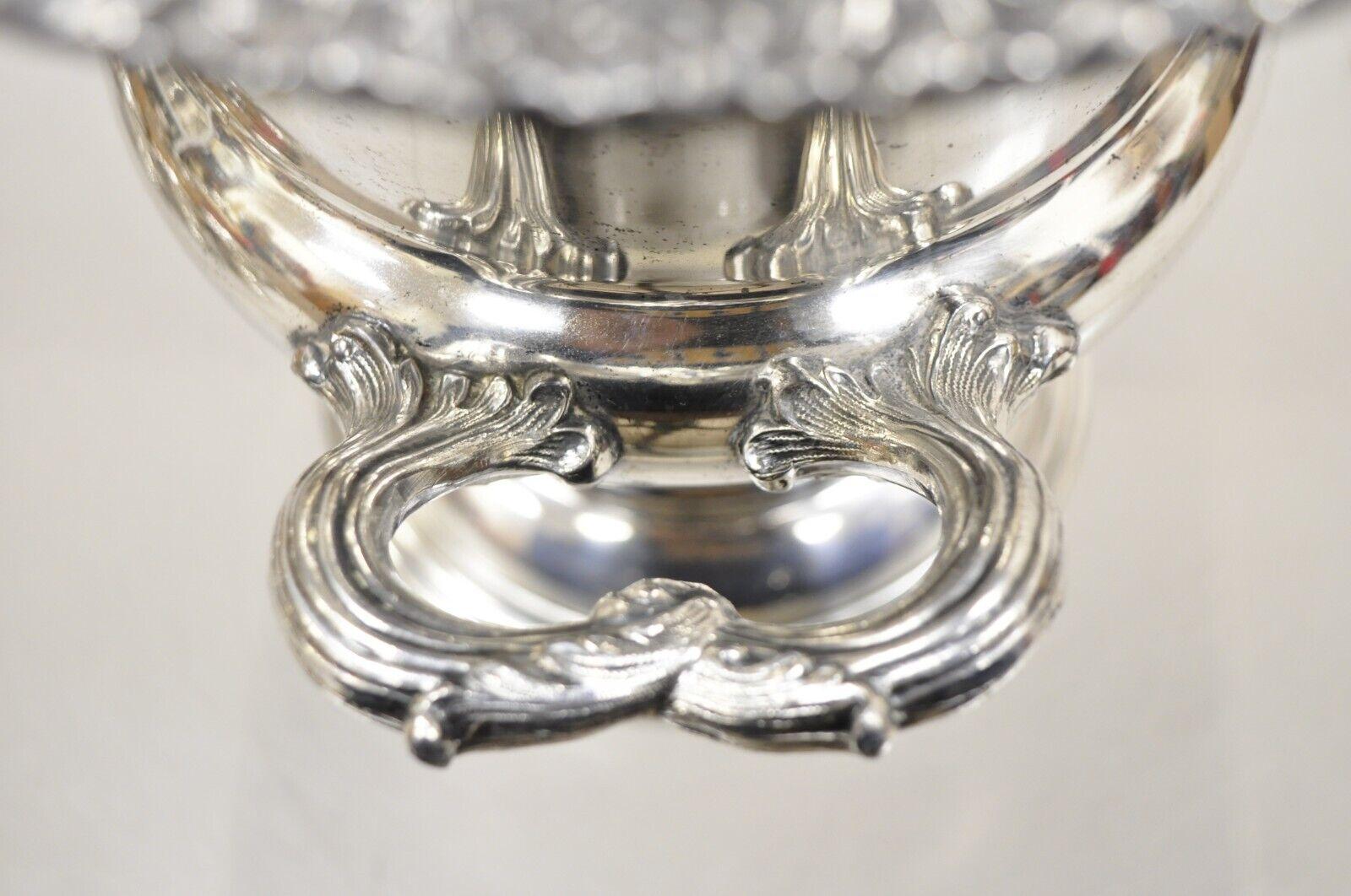 Vintage Eton Silber plattiert Twin Griff Trophy Cup Champagner Chiller Eiskübel im Zustand „Gut“ im Angebot in Philadelphia, PA