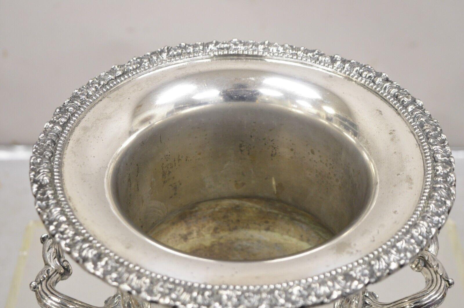 Vintage Eton Silber plattiert Twin Griff Trophy Cup Champagner Chiller Eiskübel (20. Jahrhundert) im Angebot