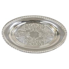 Retro Eton Victorian Style Small Oval Silver Plated Trinket Dish