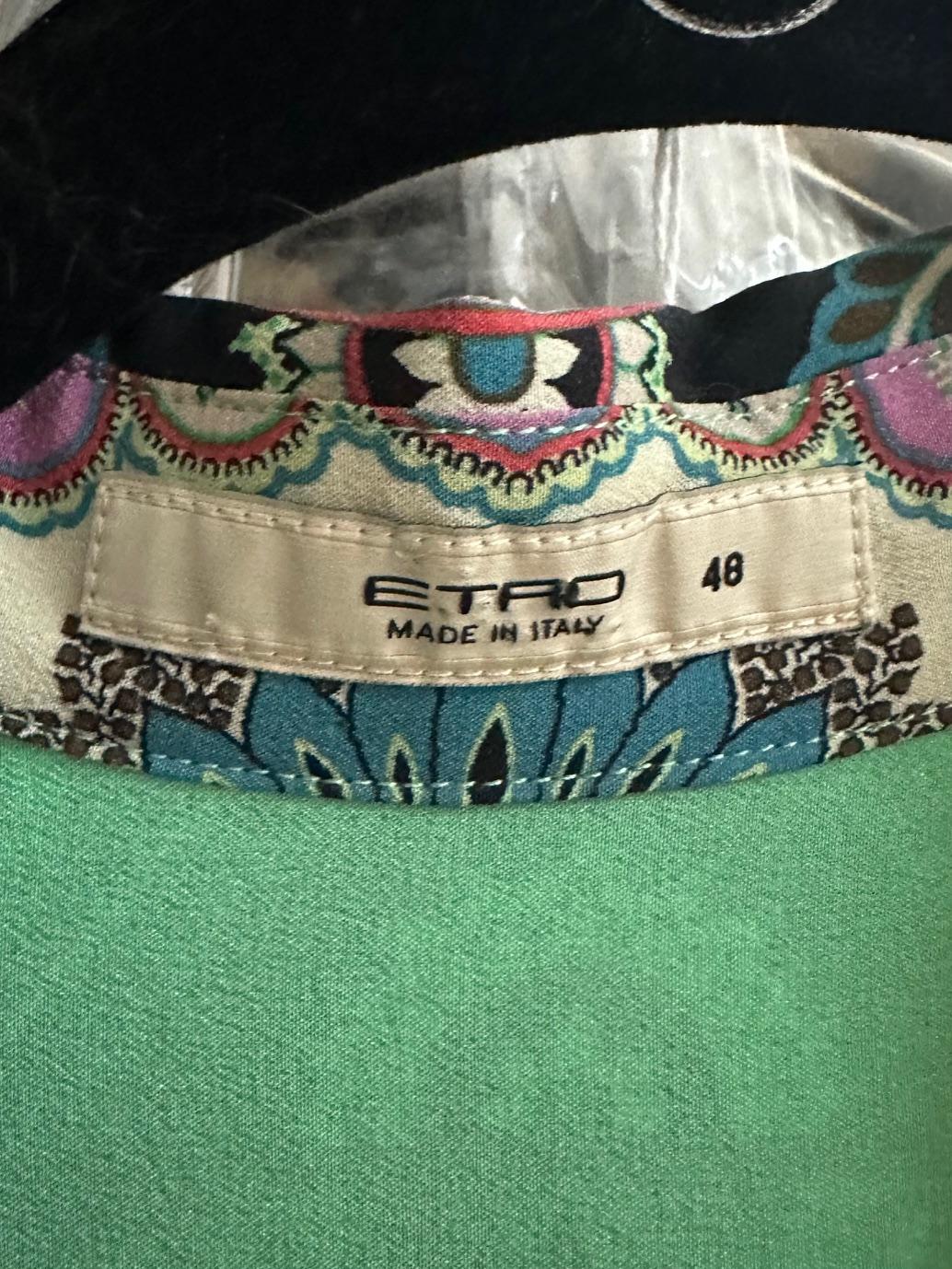 Camicetta vintage di Etro in seta Greene & Greene in vendita 2