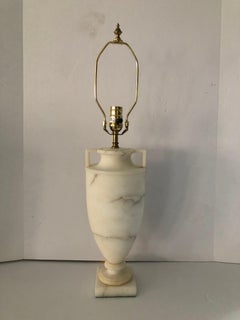 Etruscan Alabaster Urn Lamp by Vaughn