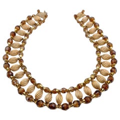 Retro Eugene Egyptian Revival Necklace 1960s