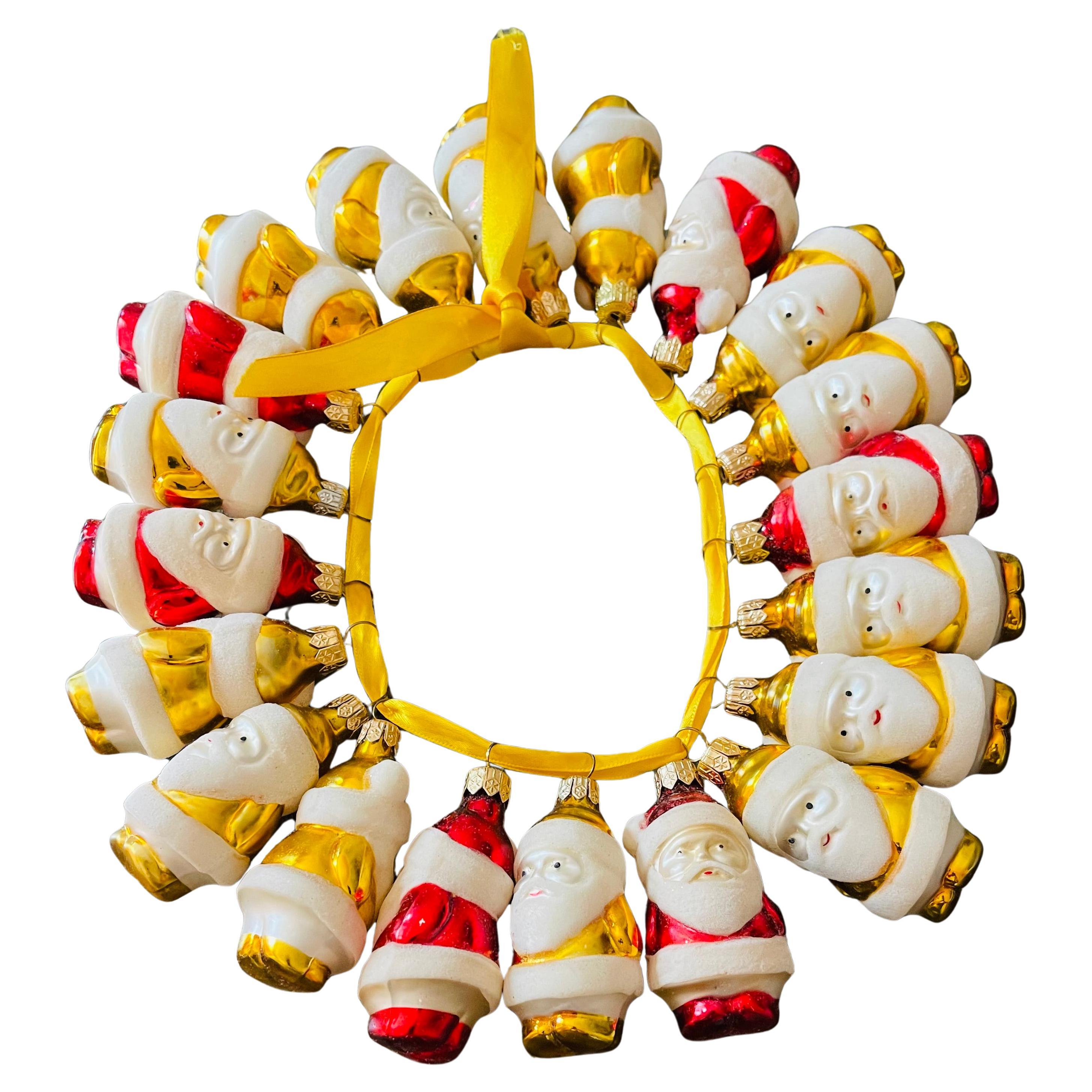 Vintage By 25S Babbo Natale Ornamenti di Natale Figurine