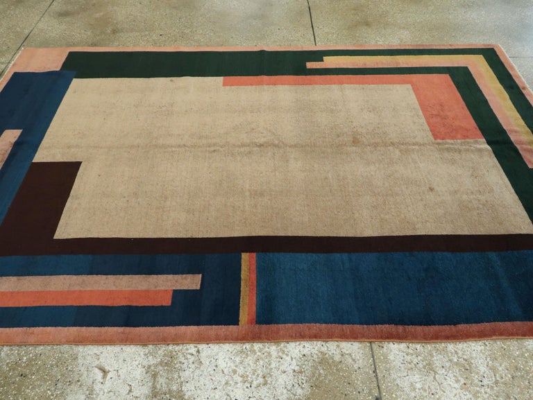 Vintage European Art Deco Rug at 1stDibs
