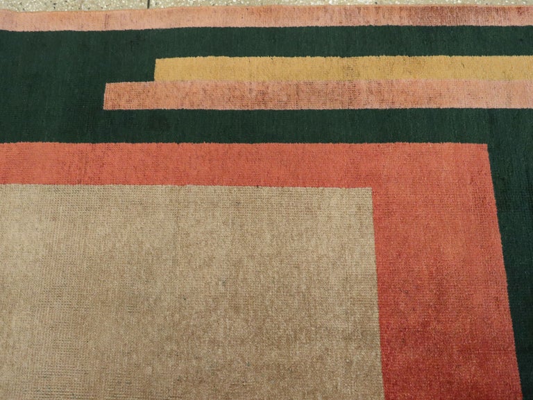 Vintage European Art Deco Rug at 1stDibs