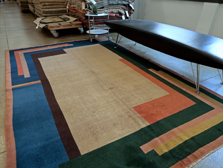 Vintage European Art Deco Rug at 1stDibs