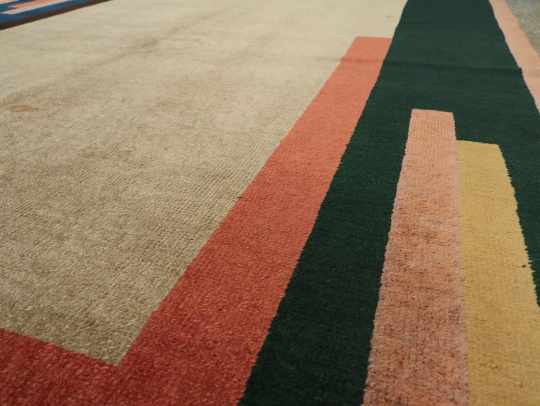 Vintage European Art Deco Rug at 1stDibs