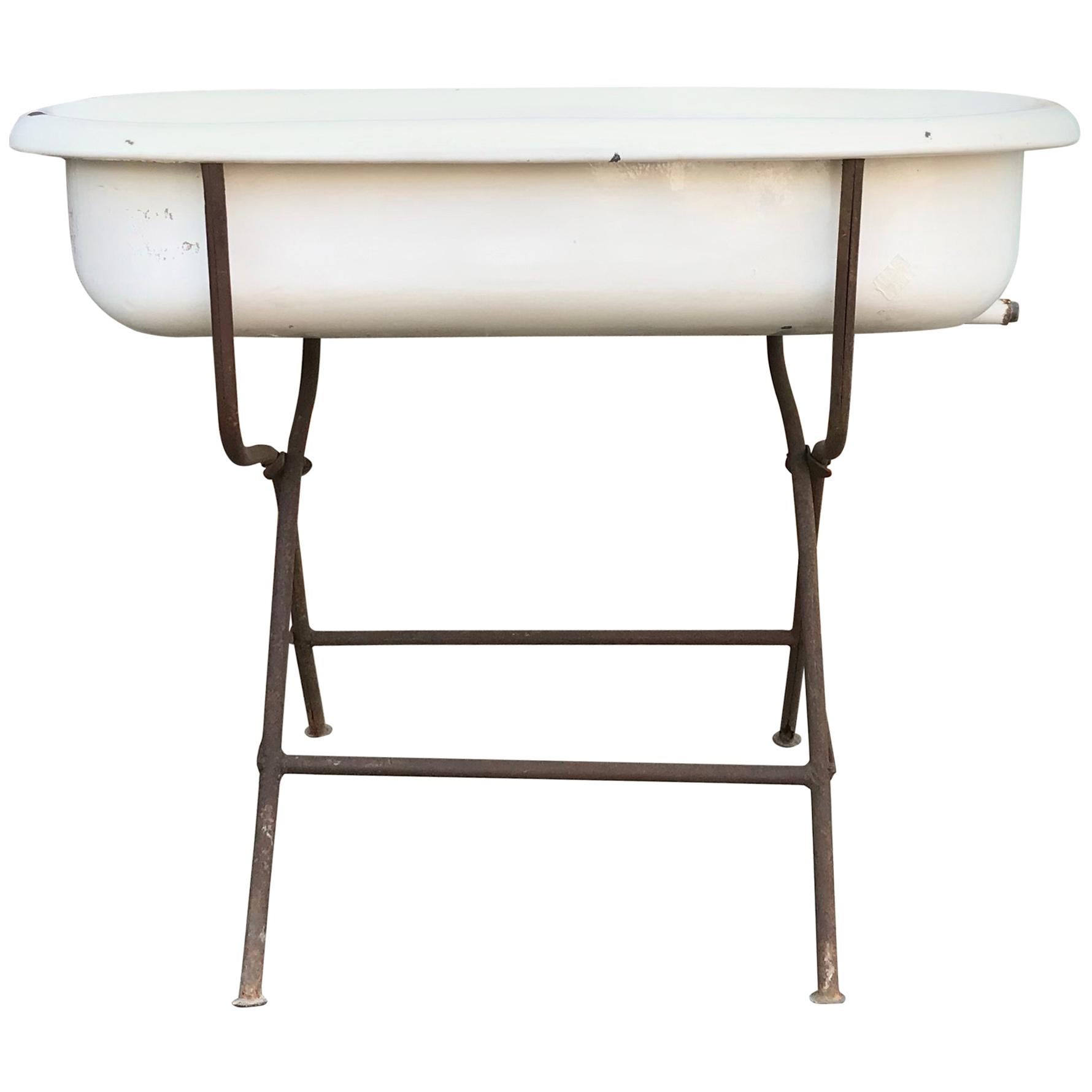 Vintage European Baby Bath For Sale