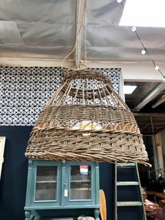 Vintage European Basket Pendant