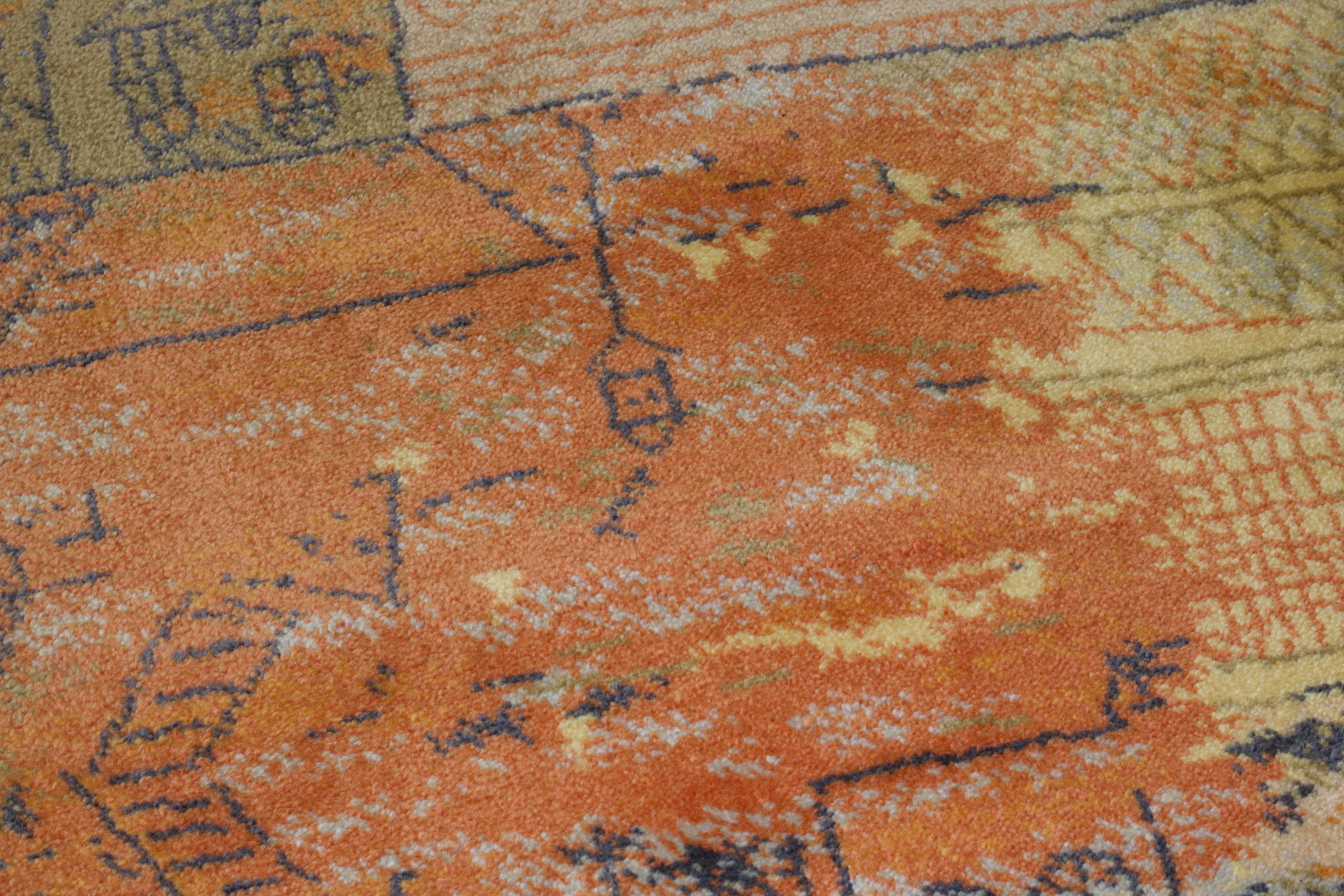 Vintage European Contemporary Wool Rug 6’0