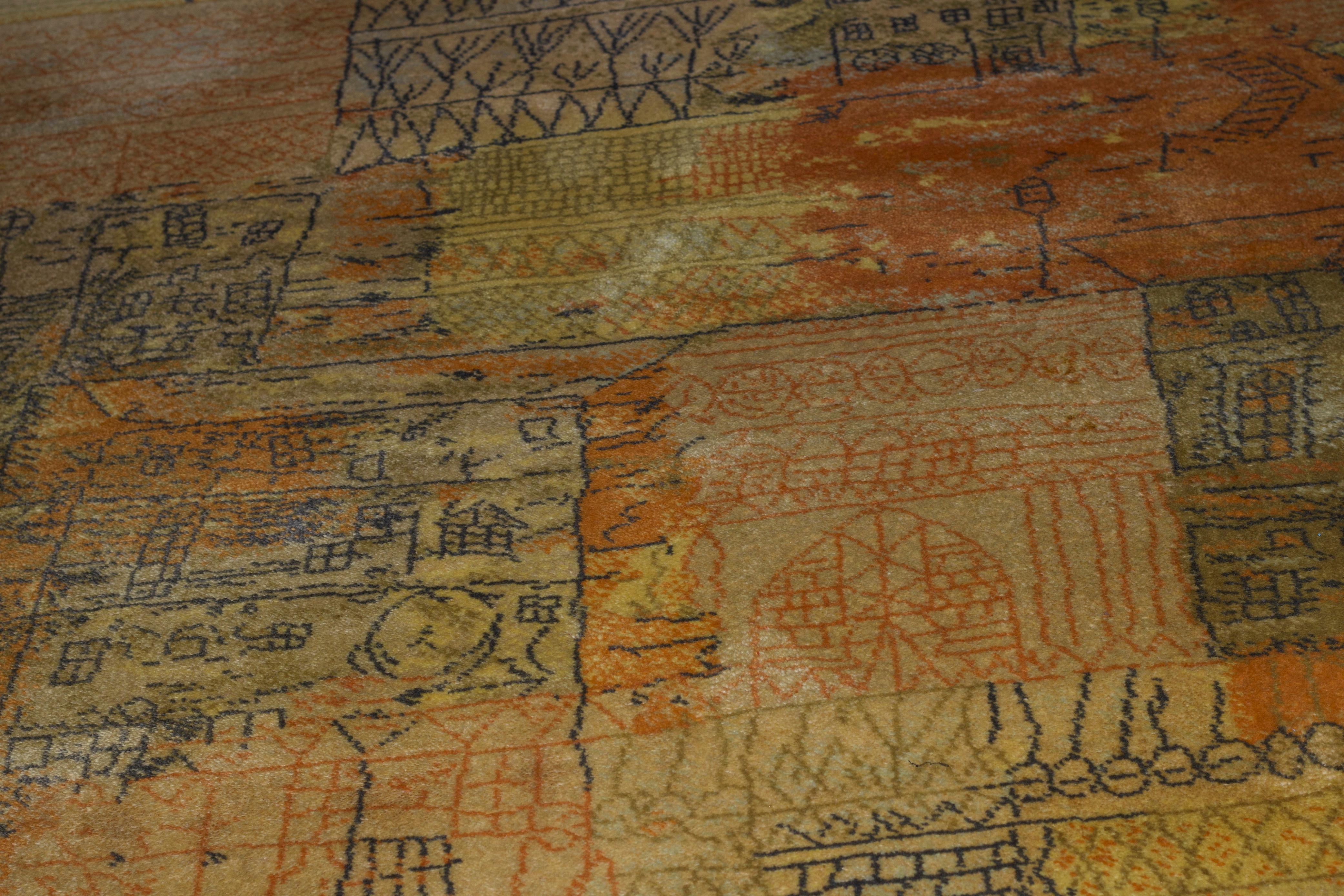Vintage European Contemporary Wool Rug 6’0
