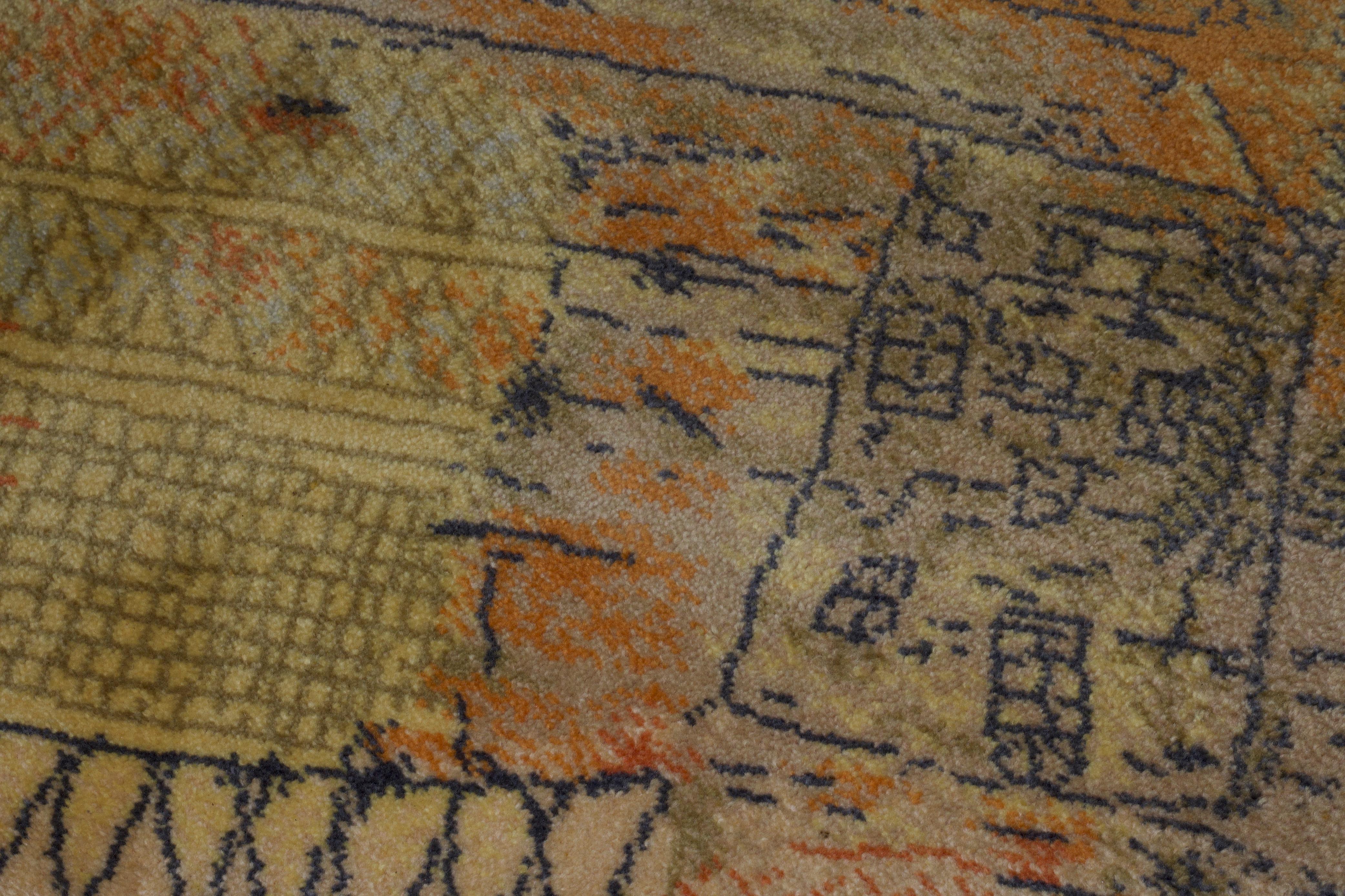 Vintage European Contemporary Wool Rug 6’0