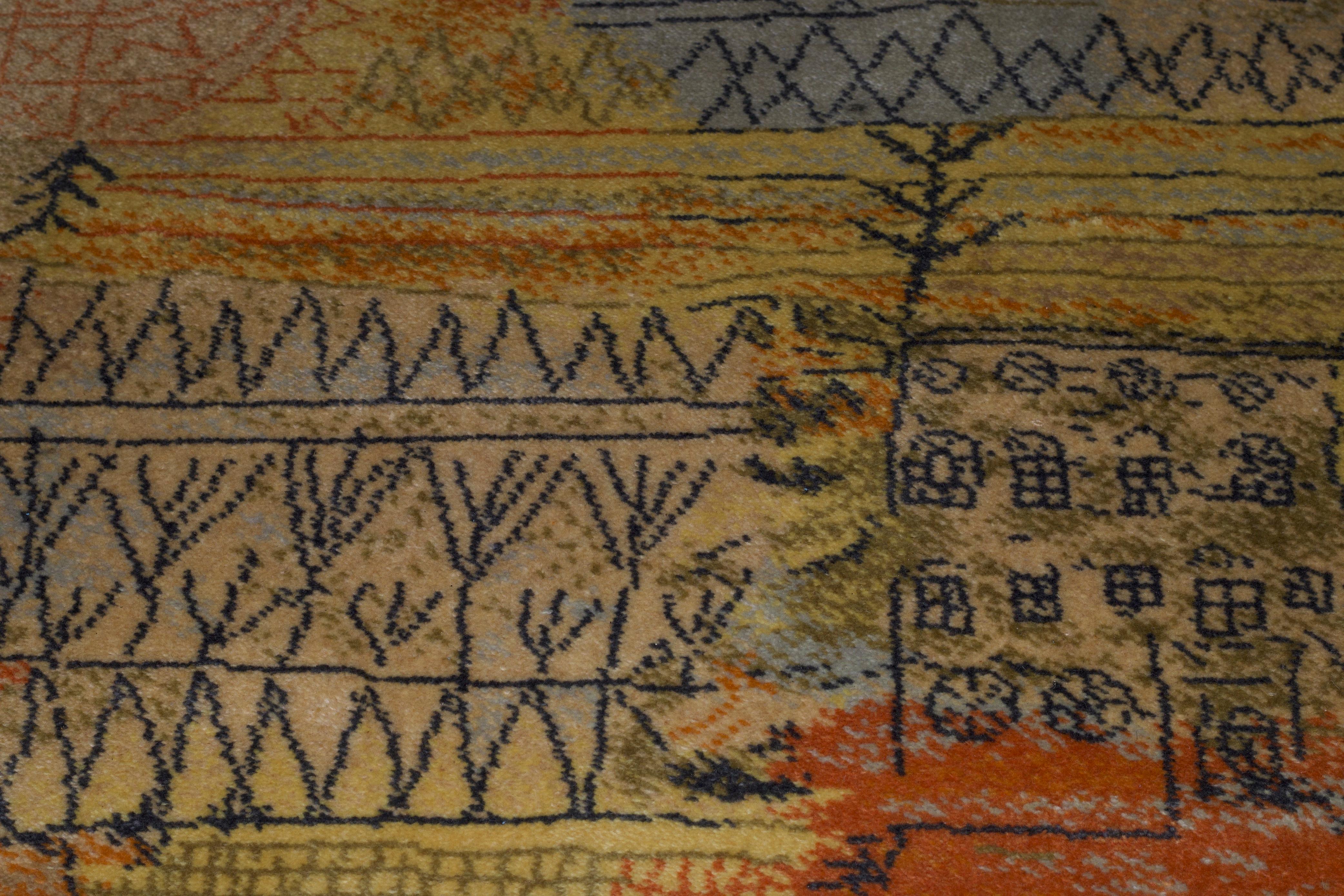 Vintage European Contemporary Wool Rug 6’0
