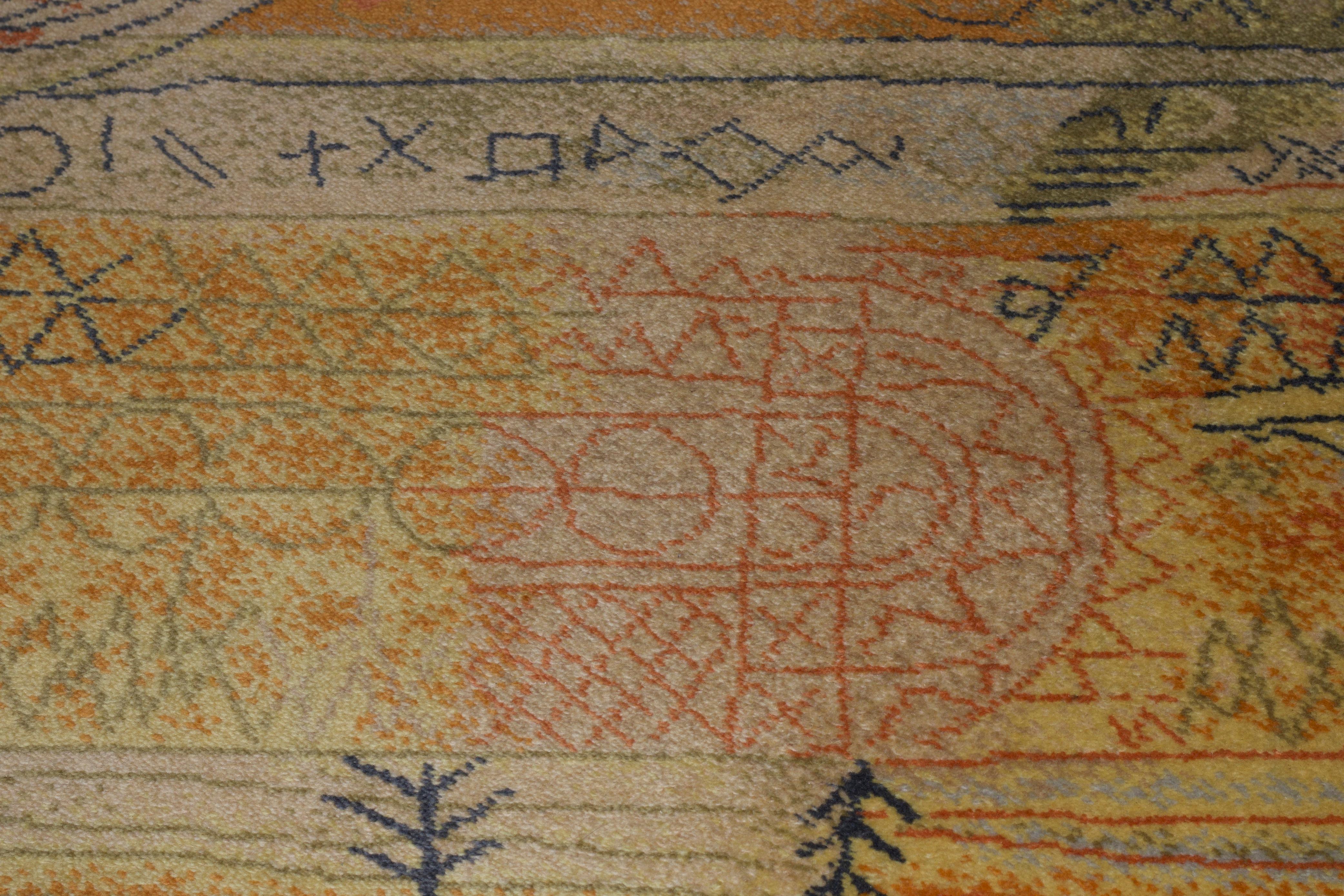 Vintage European Contemporary Wool Rug 6’0