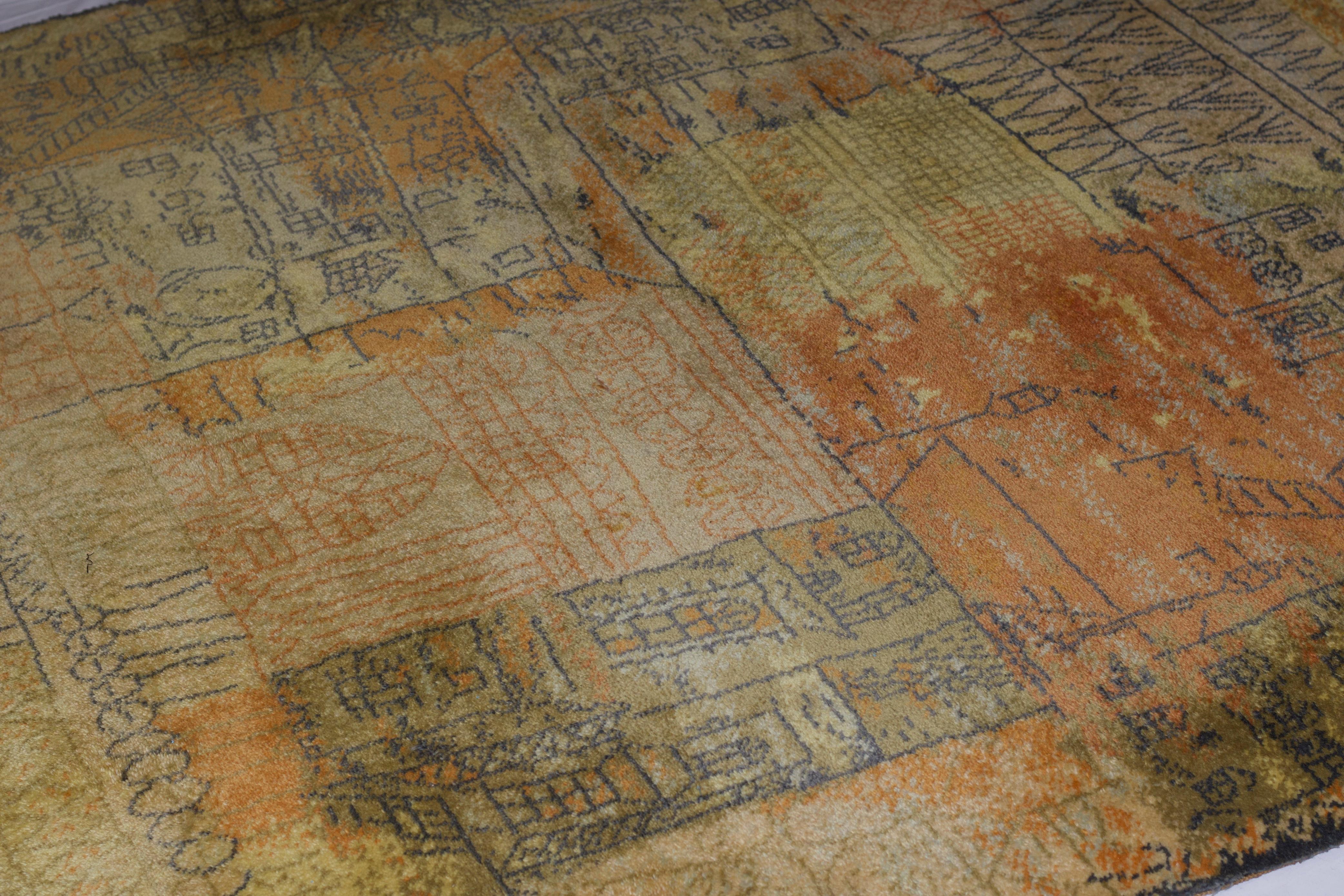 Vintage European Contemporary Wool Rug 6’0