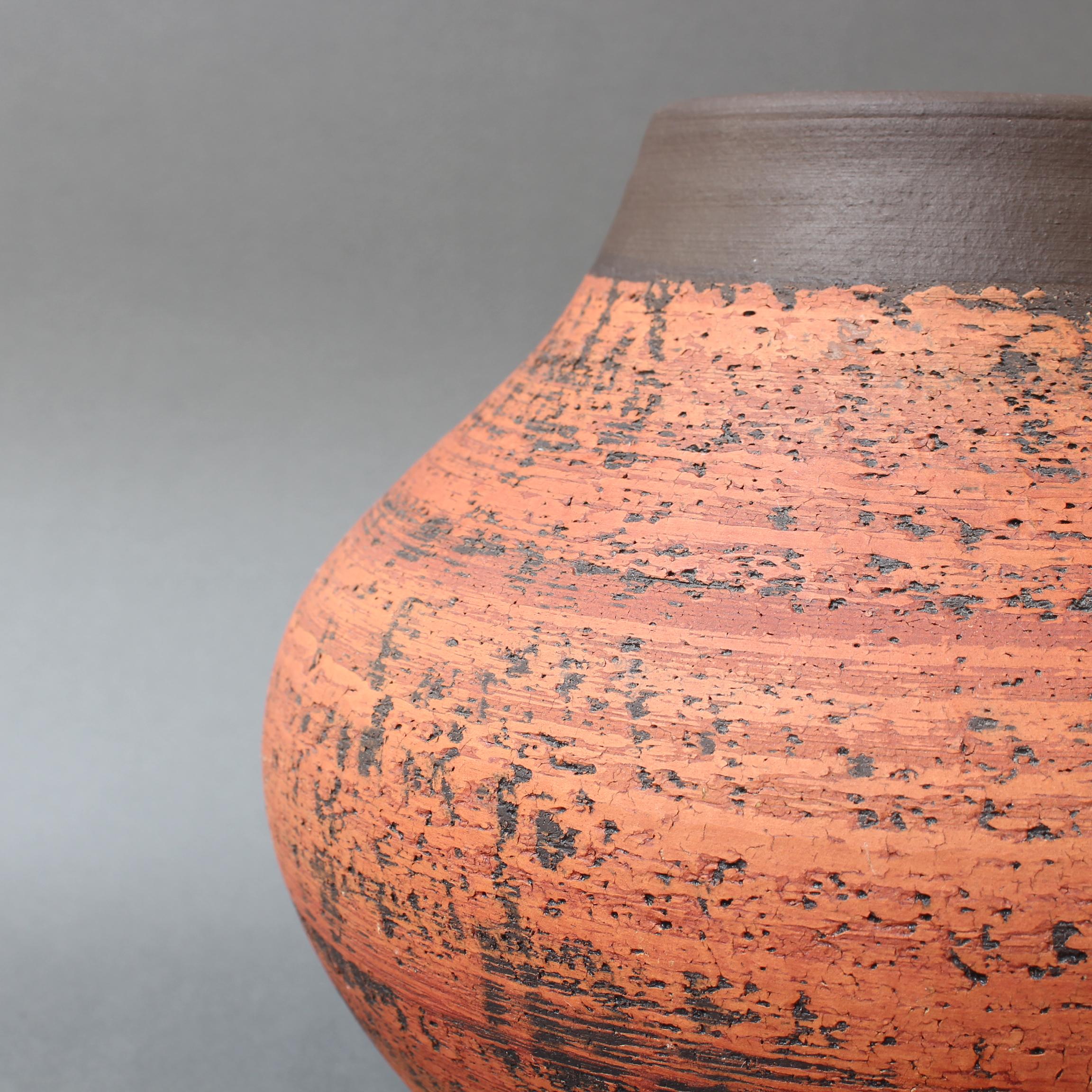 Mid-Century Modern Vintage European Earthenware Vase 'circa 1970s' For Sale