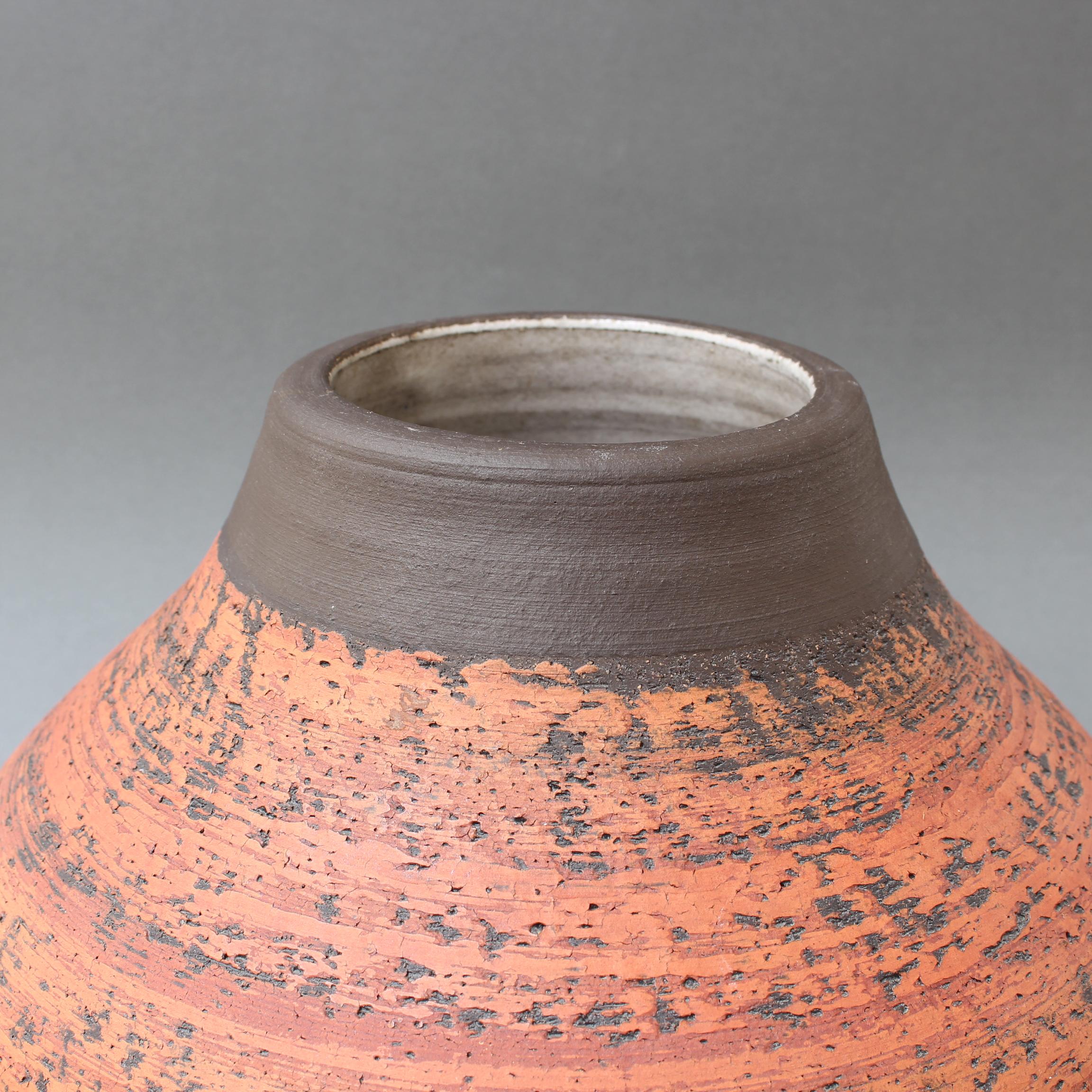 Late 20th Century Vintage European Earthenware Vase 'circa 1970s' For Sale