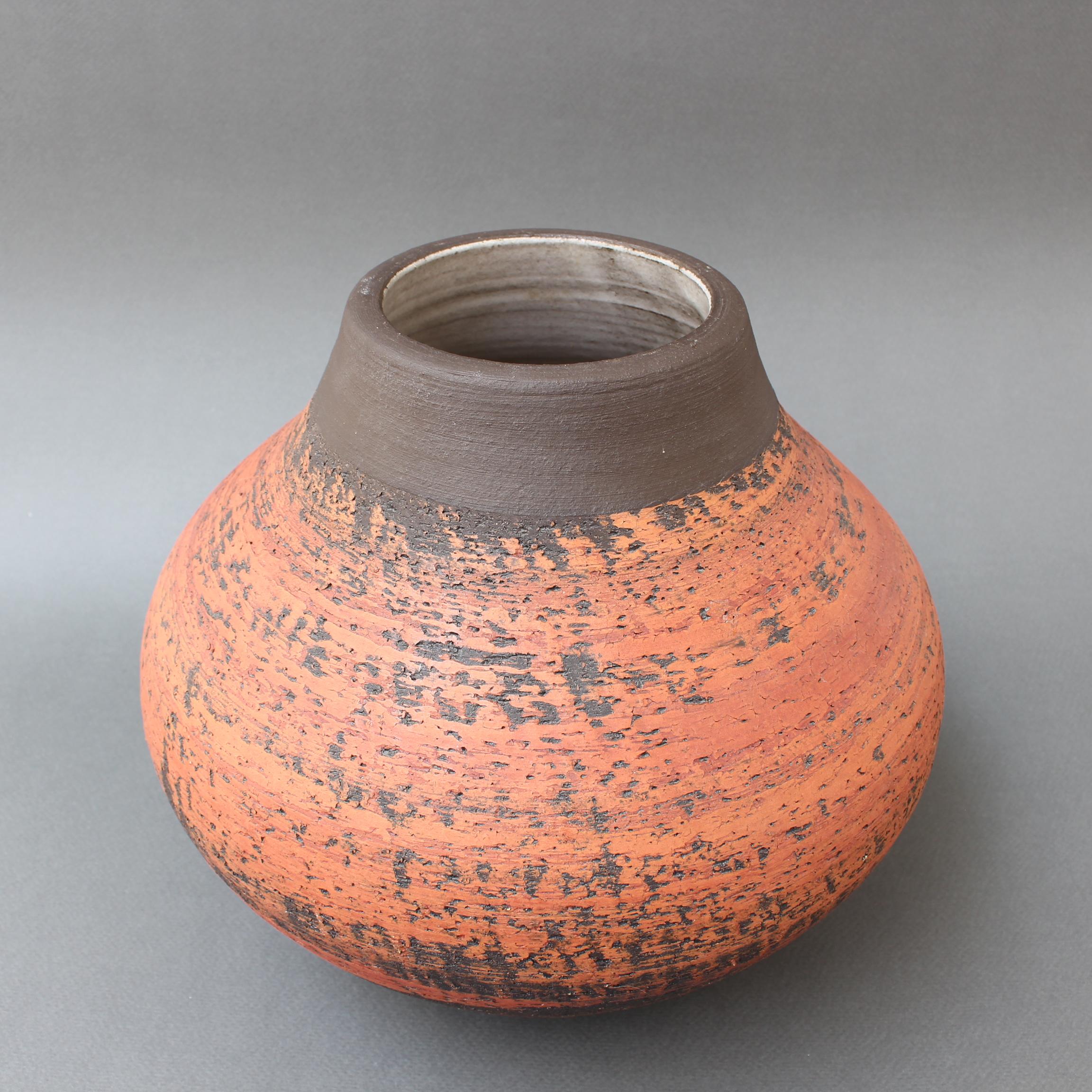Vintage European Earthenware Vase 'circa 1970s' For Sale 2