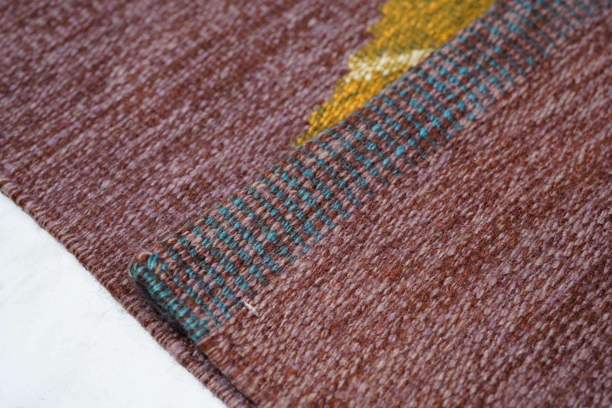 Vintage European Flat Weave Rug 1'11'' x 4'3'' For Sale 7