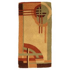 Vintage European Francis Bacon, Wool Rug, 1920-1950