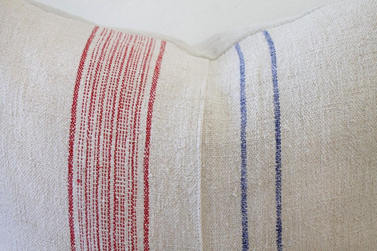 Vintage European Grain Sack Pillows For Sale At 1stdibs