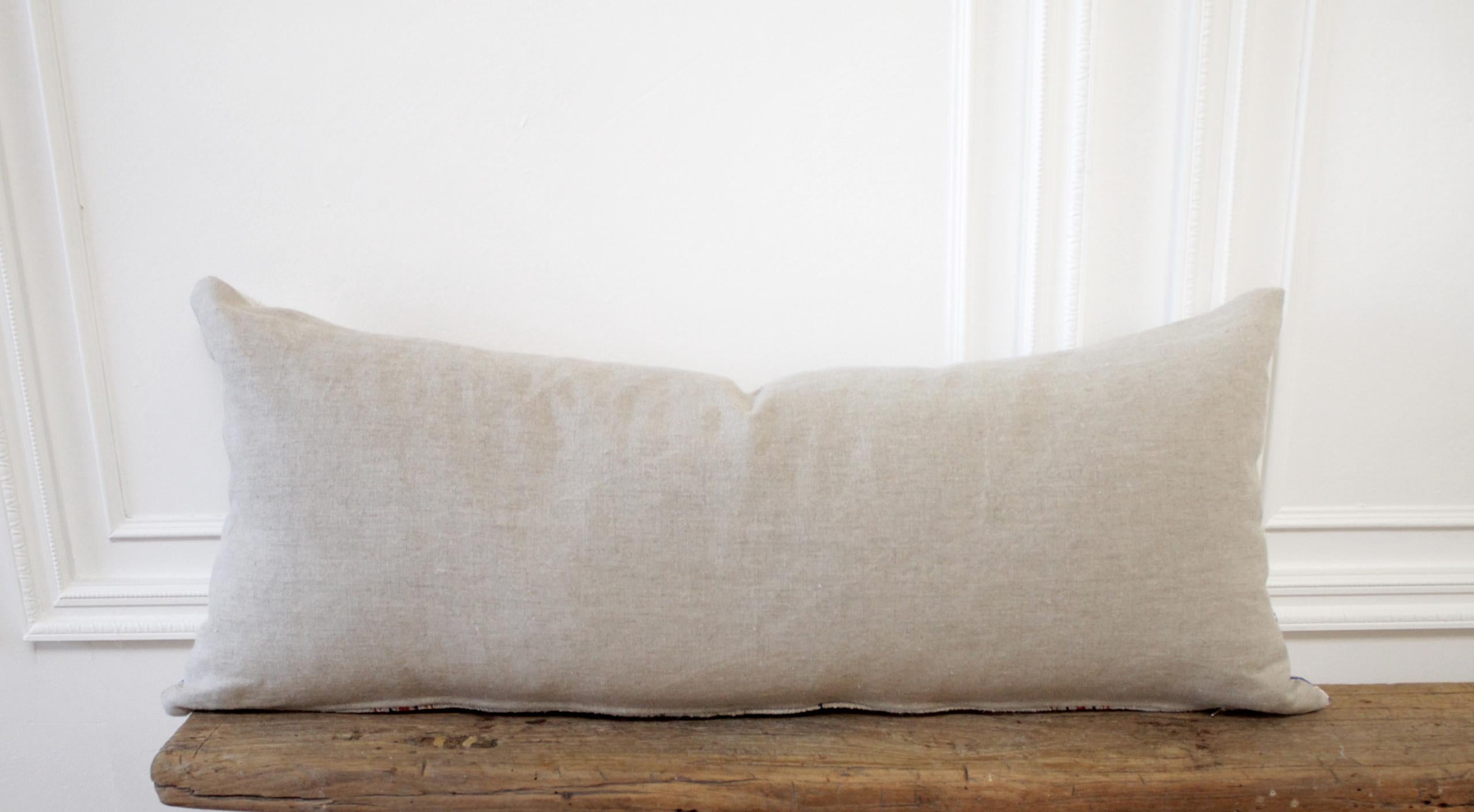 Cotton Vintage European Grain Sack Pillows