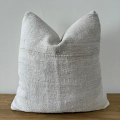 Vintage European Grainsack Pillow with Down Insert