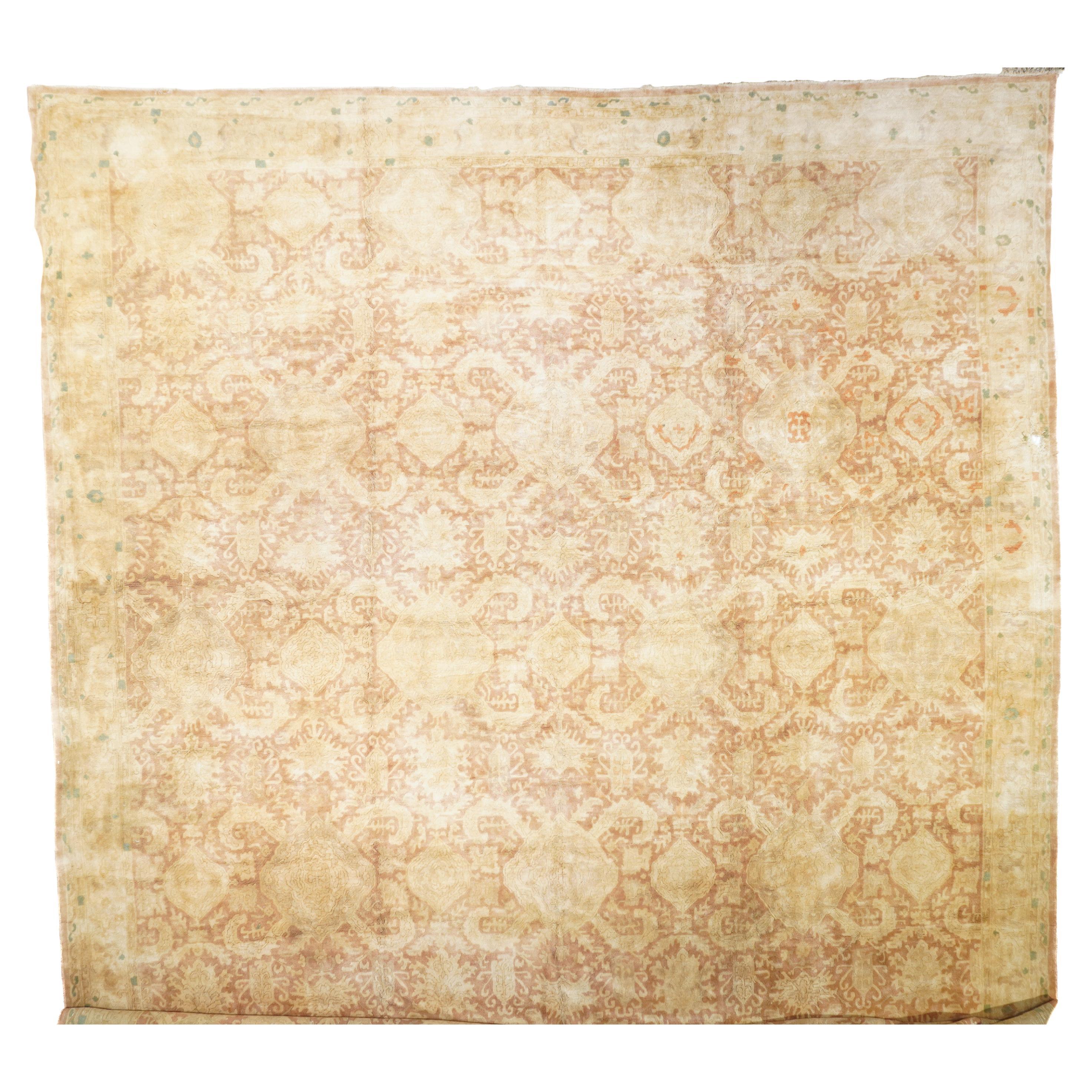 Vintage European Hook Rug 12'11'' x 19'10''