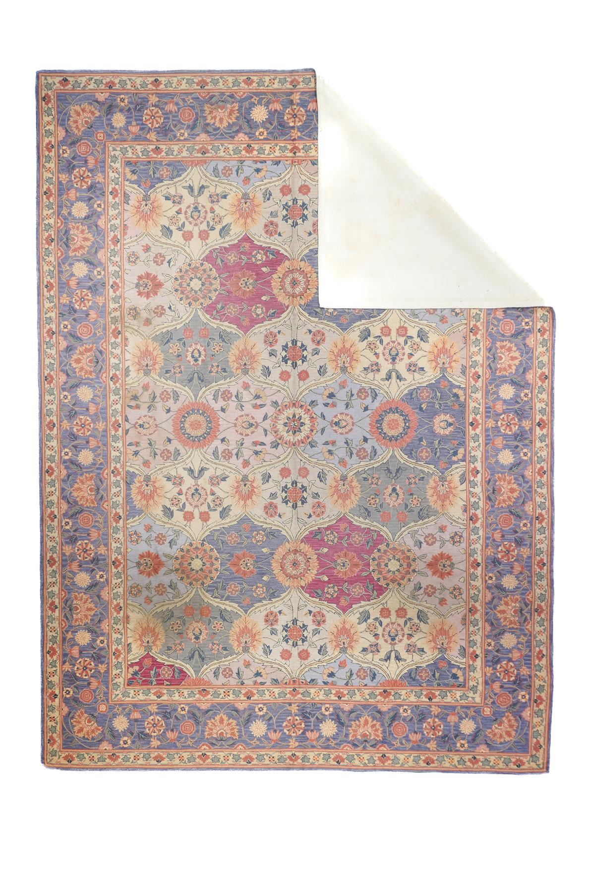 Vintage European Hook Rug 8'6'' x 11'4''.