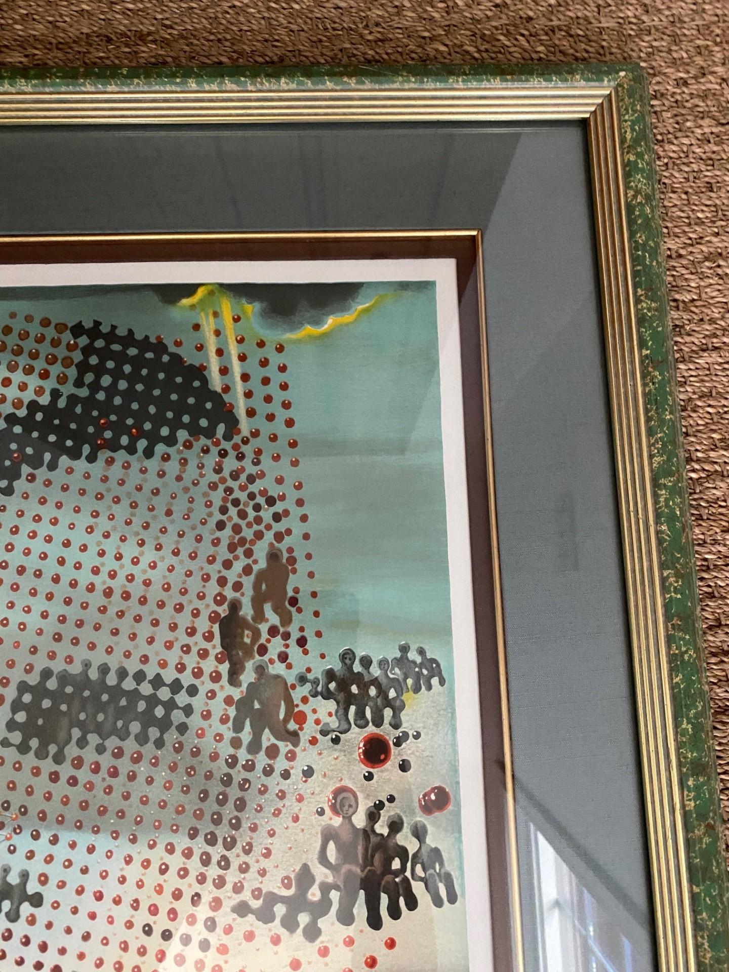 Pressed Vintage European Lithograph “Portrait of my Dead Brother” by Salvador Dali For Sale