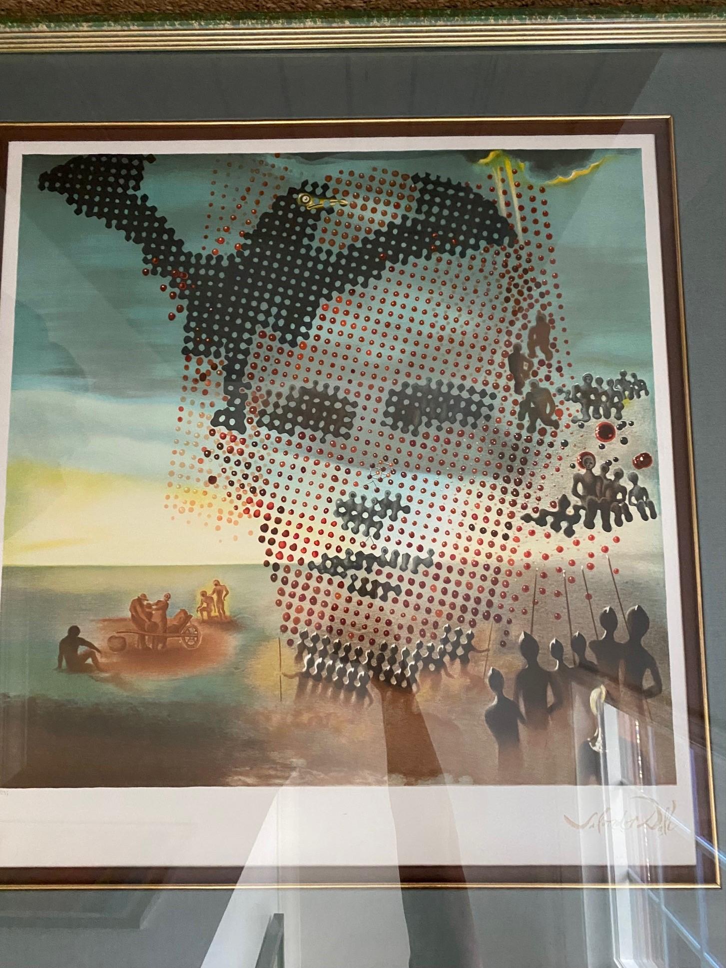 Vintage European Lithograph “Portrait of my Dead Brother” by Salvador Dali In Good Condition For Sale In San Diego, CA