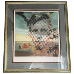 Lithographie européenne vintage - Portrait de mon frère mort par Salvador Dali