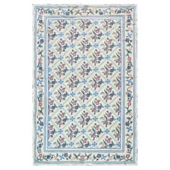 Used European needle point rug, AS IS