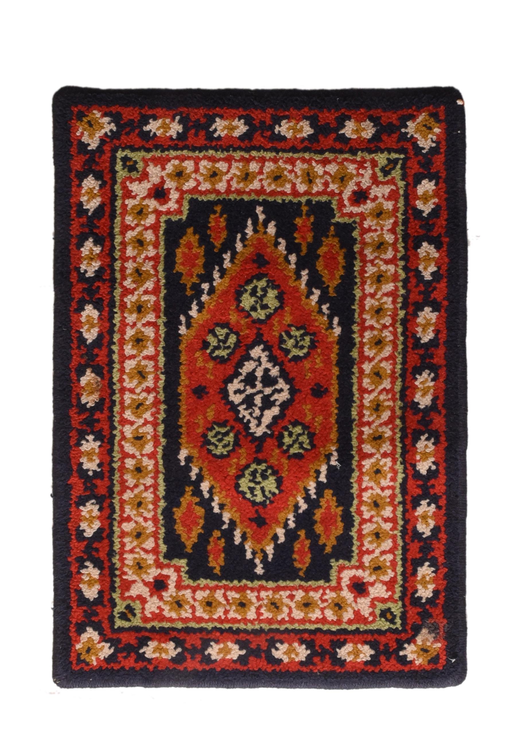 Late 20th Century Vintage European Rug 2' x 3' For Sale