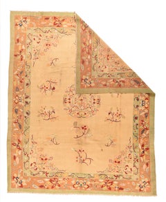 Vintage Europäischer Teppich 9'0" x 11'3"