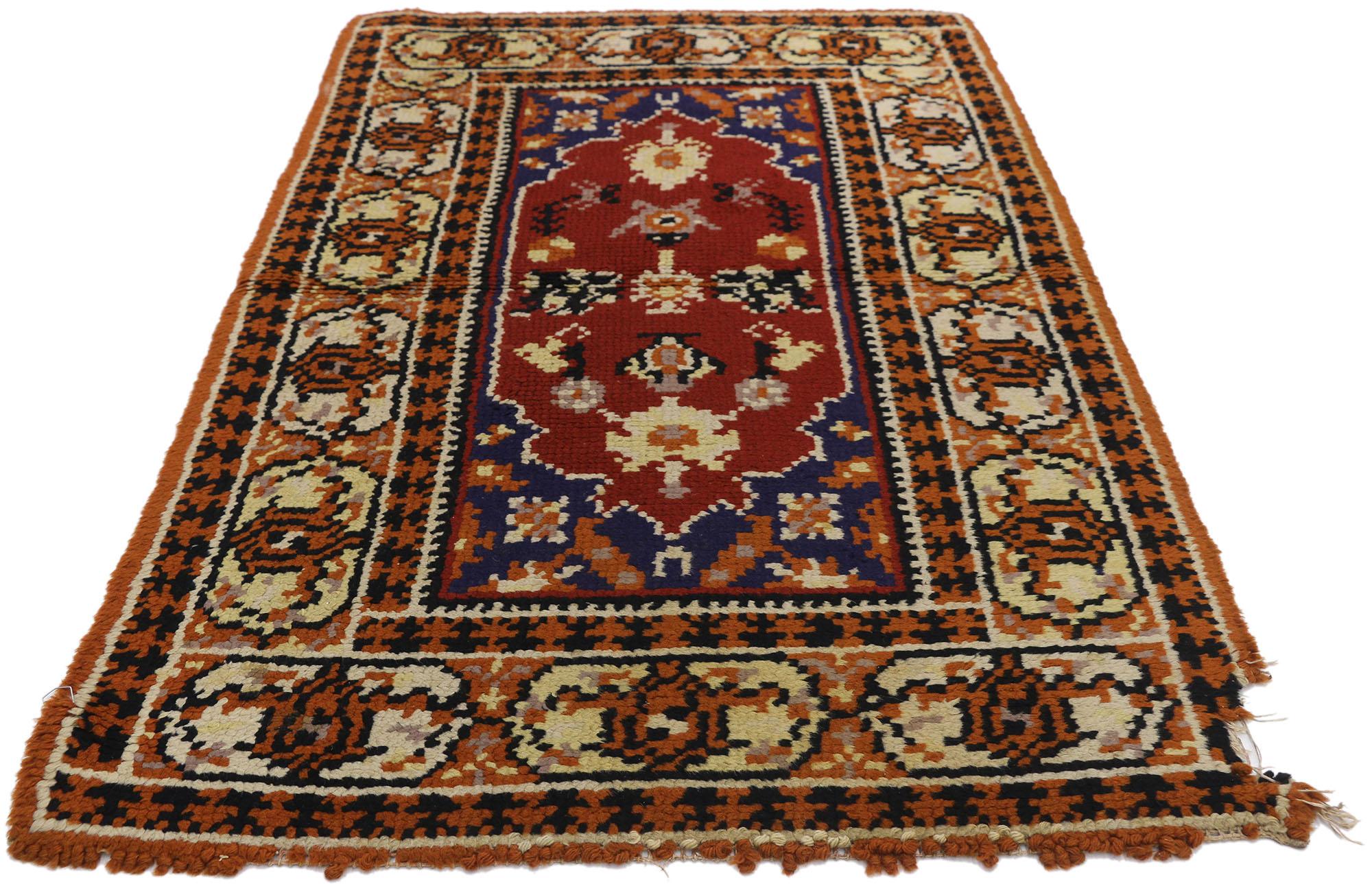 Spanish Colonial Vintage European Rug For Sale