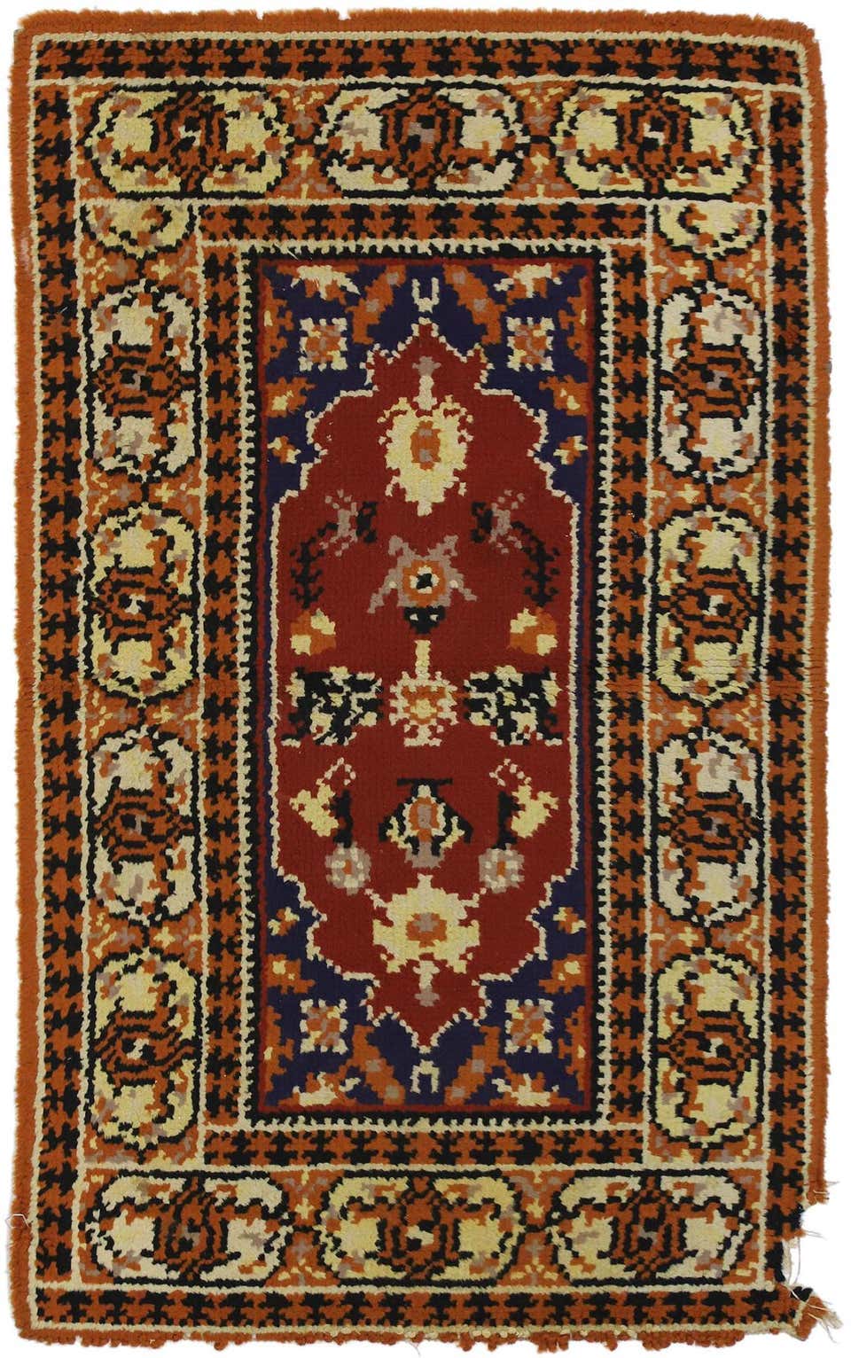 Antique Art Nouveau European Rug at 1stDibs