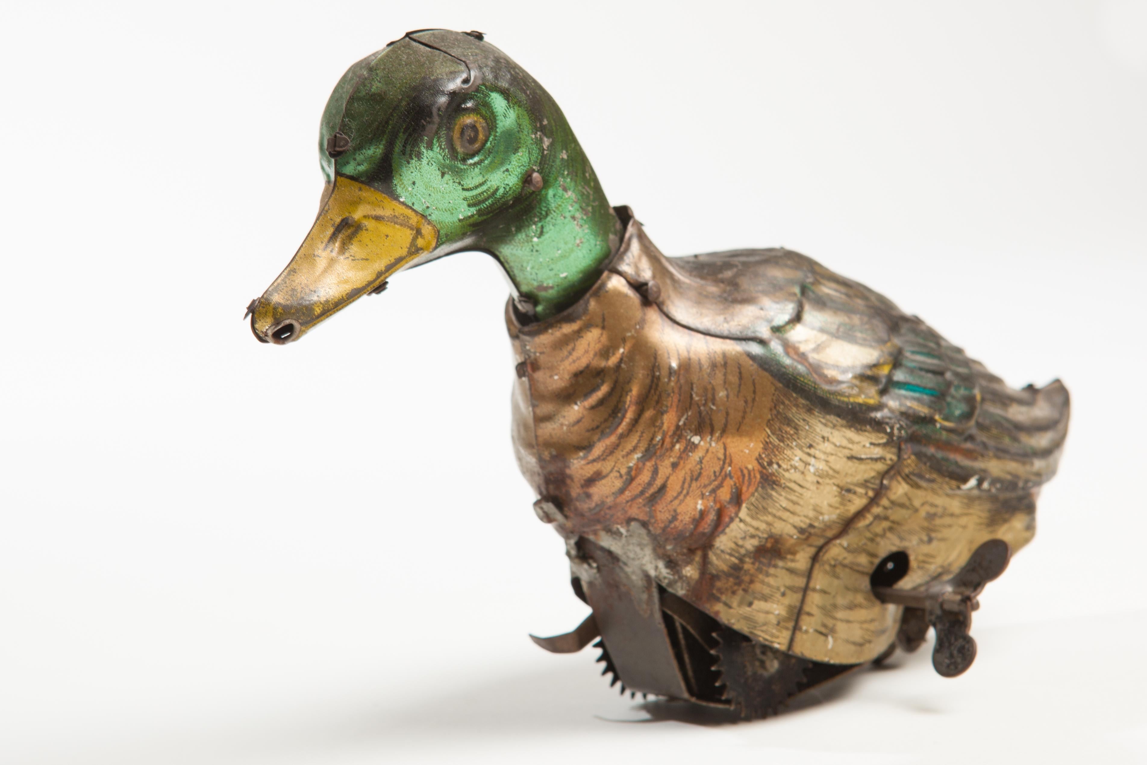 German Vintage European Wind-Up Duck Toy