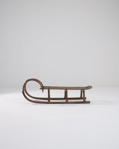 Vintage European Wooden Sled