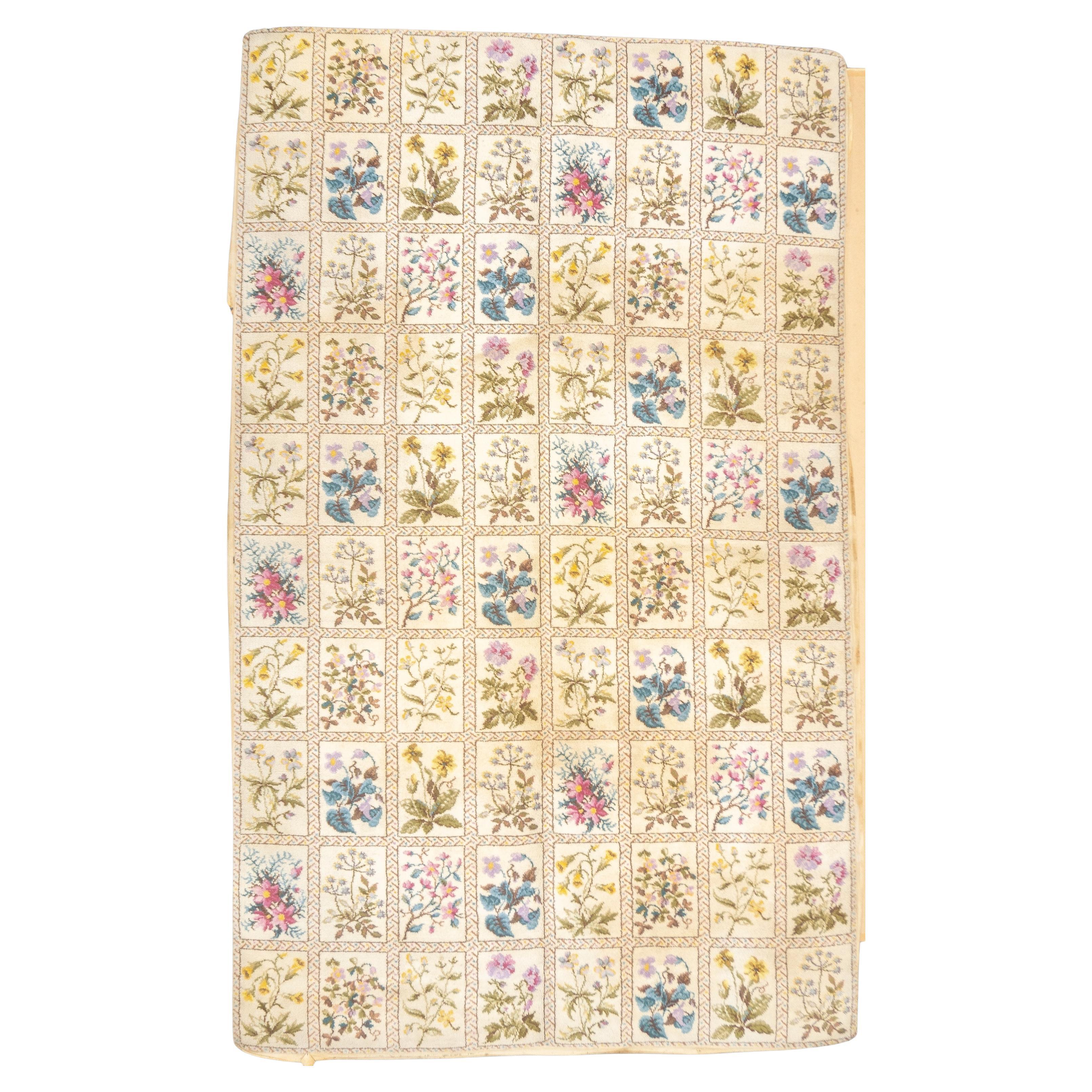 Alfombra Europea Vintage de Lana 5'0" x 9'0"