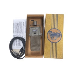 Vintage EV Ribbon Turner Microphone by Turner in Original Packaging and Wire