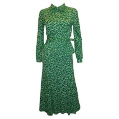 Vintage Eva for Robert Janan New York Green and White Outfit