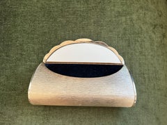 Vintage Evans Evening Gold Clutch Diamond like Stone Embellishment