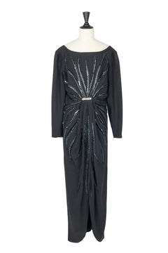 Vintage evening dress from the 1980s
