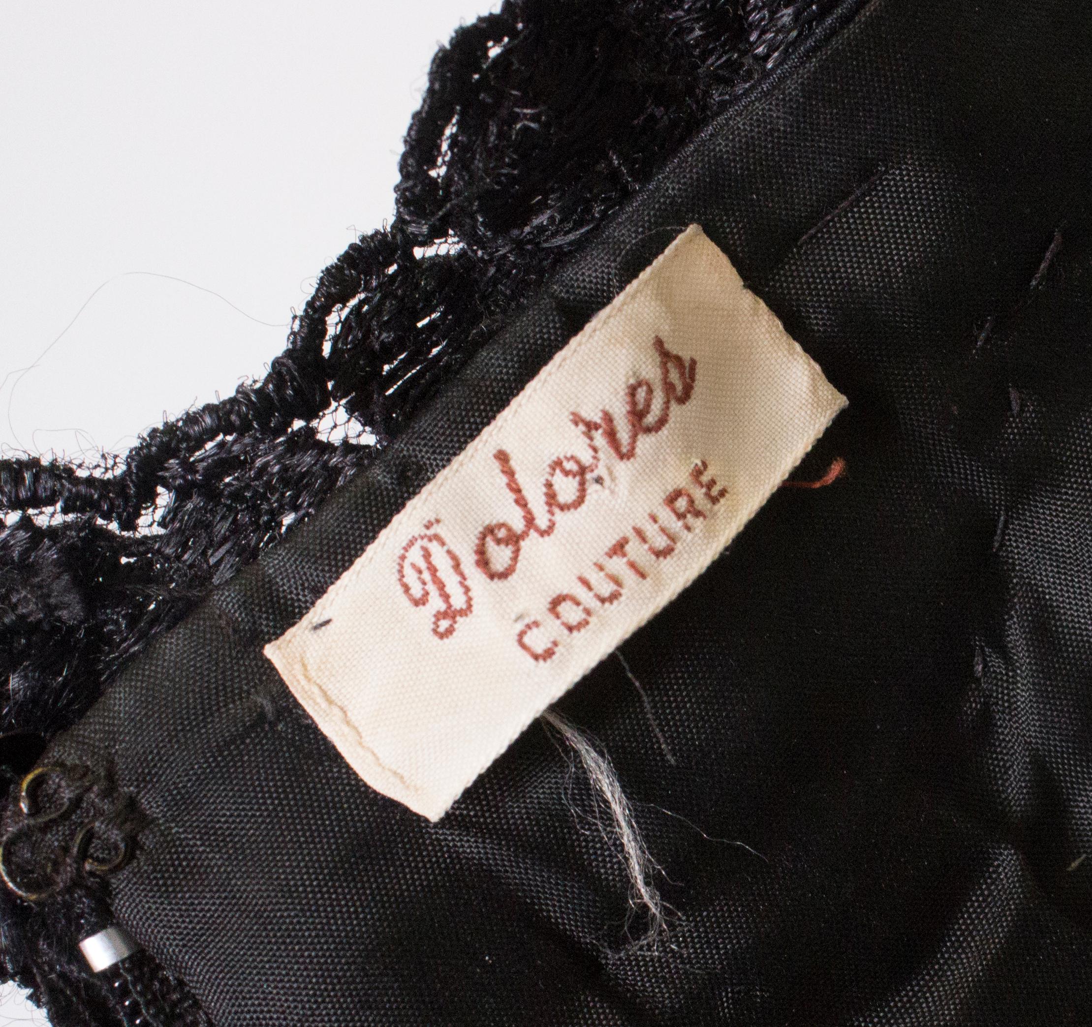 Vintage Evening Gown by Dolares Couture For Sale 4