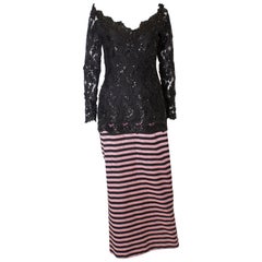 Vintage Evening Gown by Dolares Couture