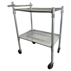 Vintage Everlast Hammered Aluminum Serving Cart