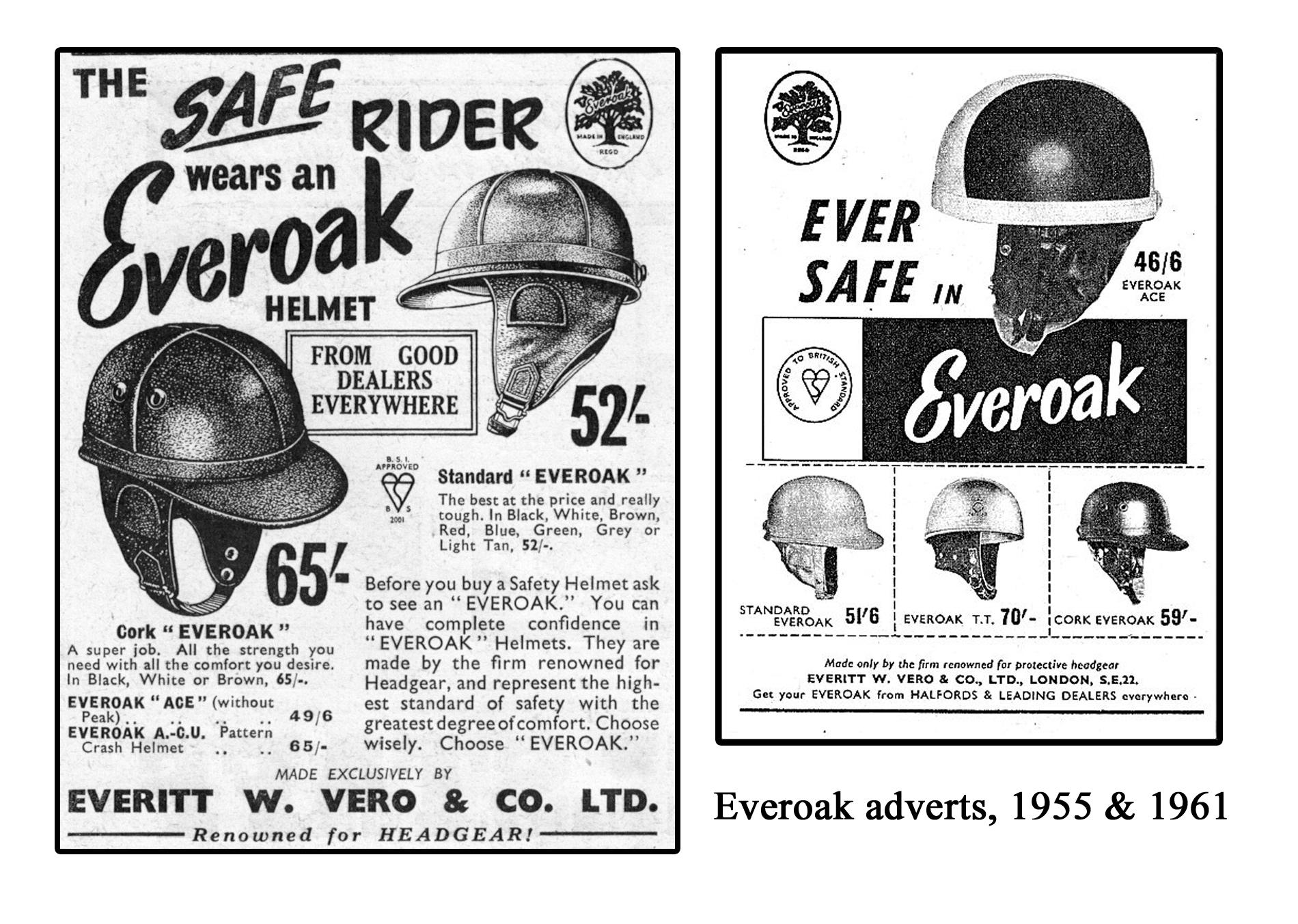 Vintage Everoak Motorcycle Helmet 11