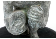 Vintage Ewa Pachucka (Poland, 1936-2020) Composition Sculpture Of A Male Figure