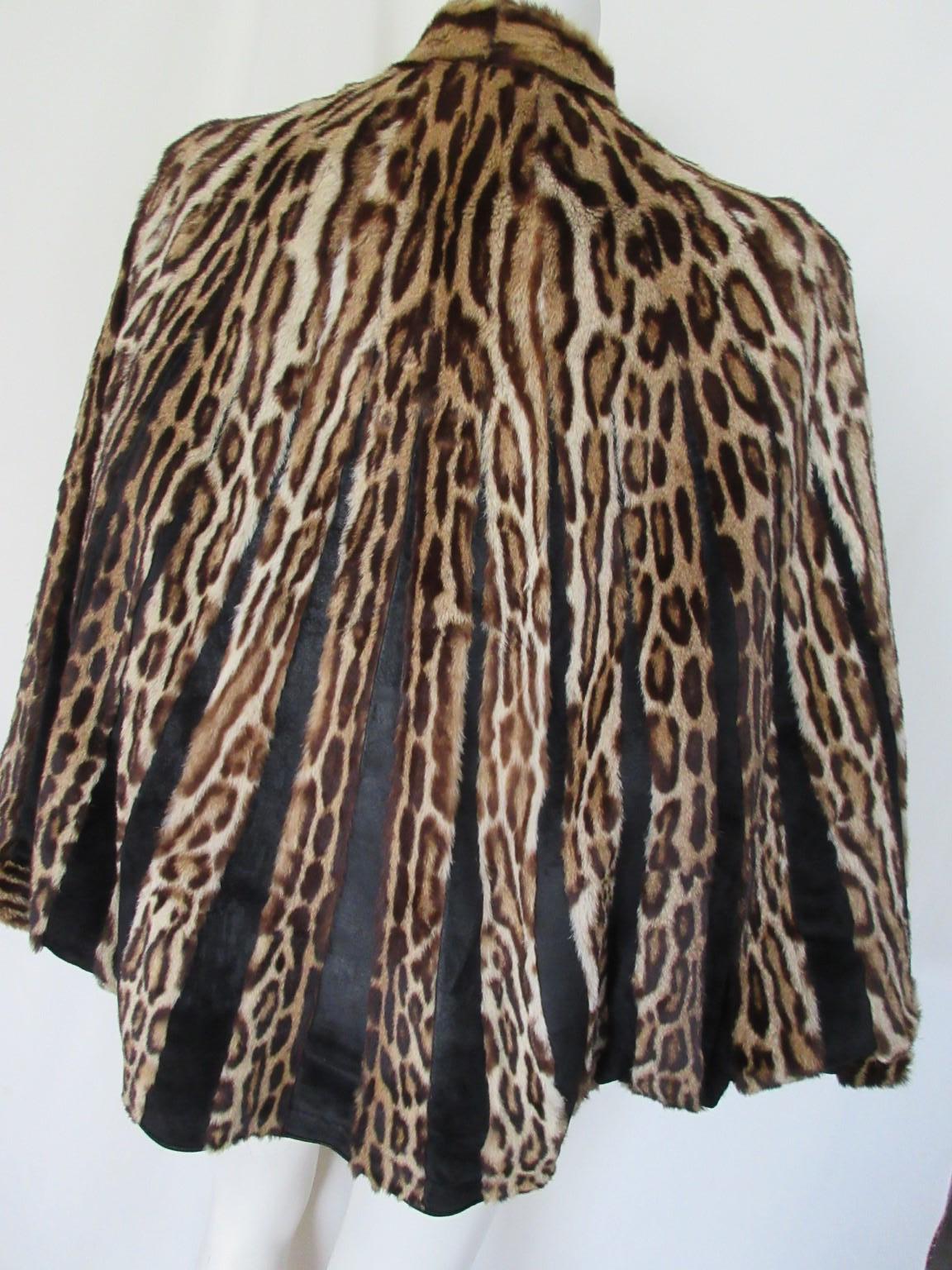 Exklusive Vintage-Jacke mit Panthere-Druck für Damen oder Herren im Angebot